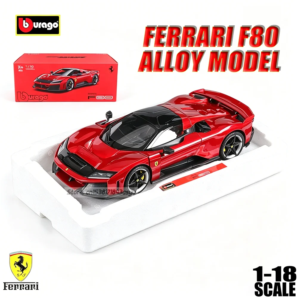 Bburago 1:18 2024 Ferrari F80 Supercar Deluxe Edition Alloy car model toy collection gift various colors Car Enthusiast Auto Fan
Bburago 1:18 2024 Ferrari F80 Supercar Deluxe Edition Alloy car model toy collection gift various colors Car Enthusiast Auto Fan