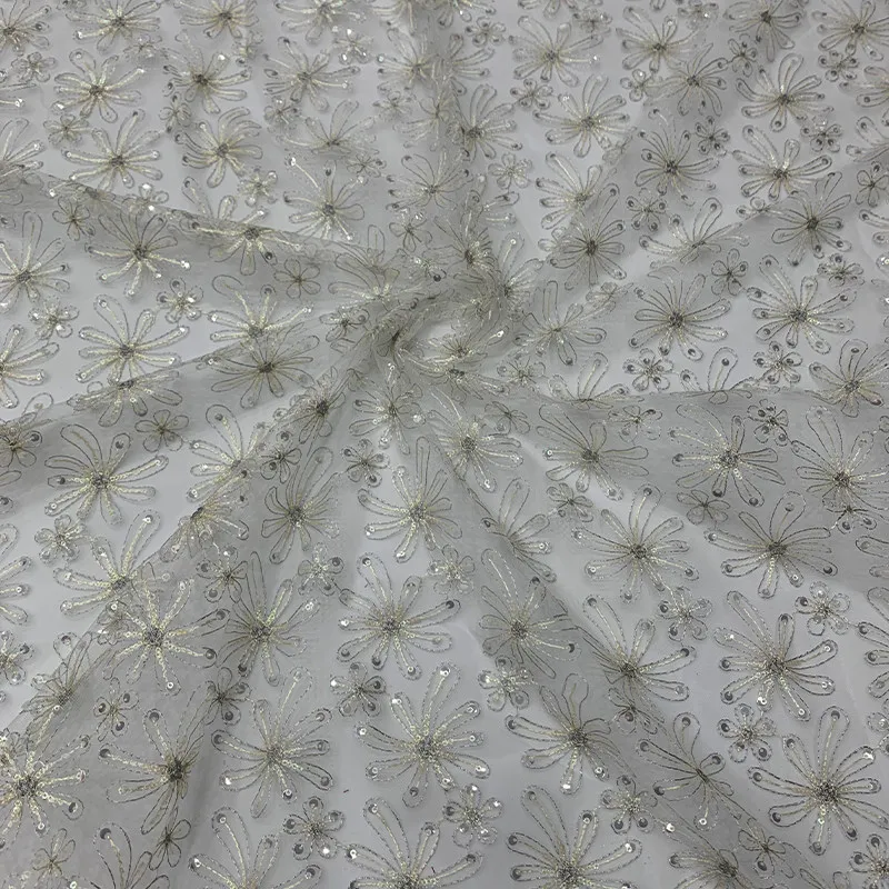 Mesh Beads Sequin Embroidery Fabric for Childrens Clothing Performance Costume Design Cloth Diy By The Yard Sewing Material
Mesh Beads Sequin Embroidery Fabric for Childrens Clothing Performance Costume Design Cloth Diy By The Yard Sewing Material