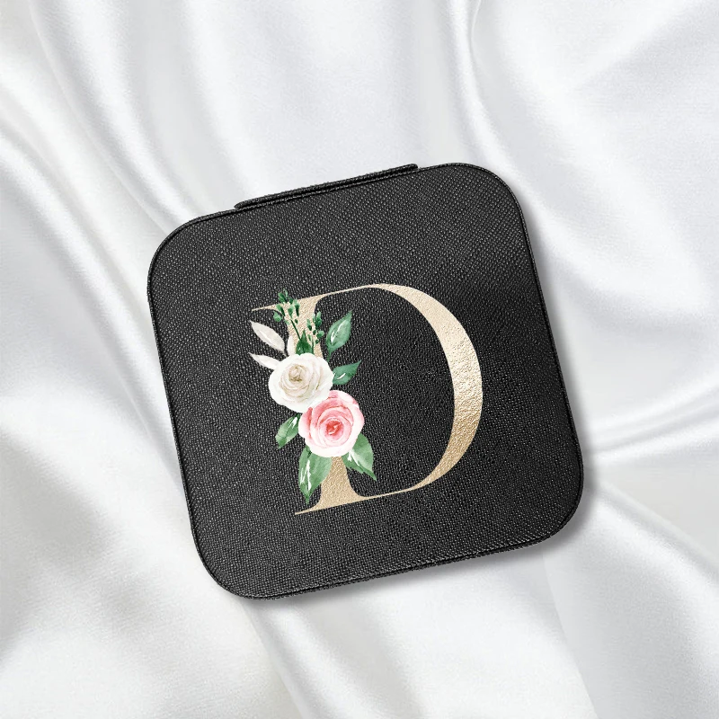 Flower Gold Letters Jewelry Box Portable Organizer Display Travel Jewelry Case Boxes Earrings Necklace Ring Jewelry Box
Flower Gold Letters Jewelry Box Portable Organizer Display Travel Jewelry Case Boxes Earrings Necklace Ring Jewelry Box