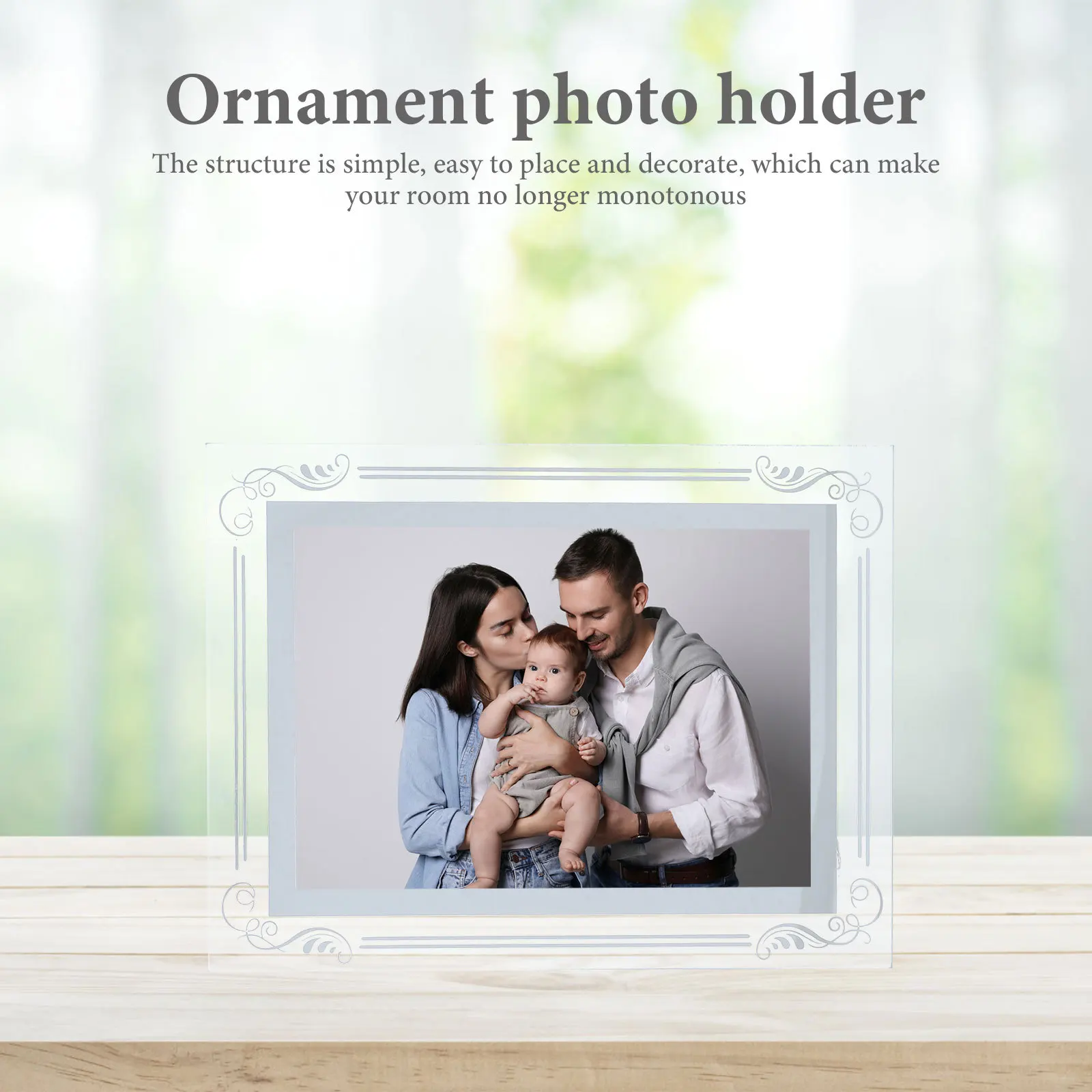 2Pcs Crystal Photo Frame Decorative Holder Desktop Display 5x7 Picture Frame for Home Office Picture Frames Photo Holder
2Pcs Crystal Photo Frame Decorative Holder Desktop Display 5x7 Picture Frame for Home Office Picture Frames Photo Holder