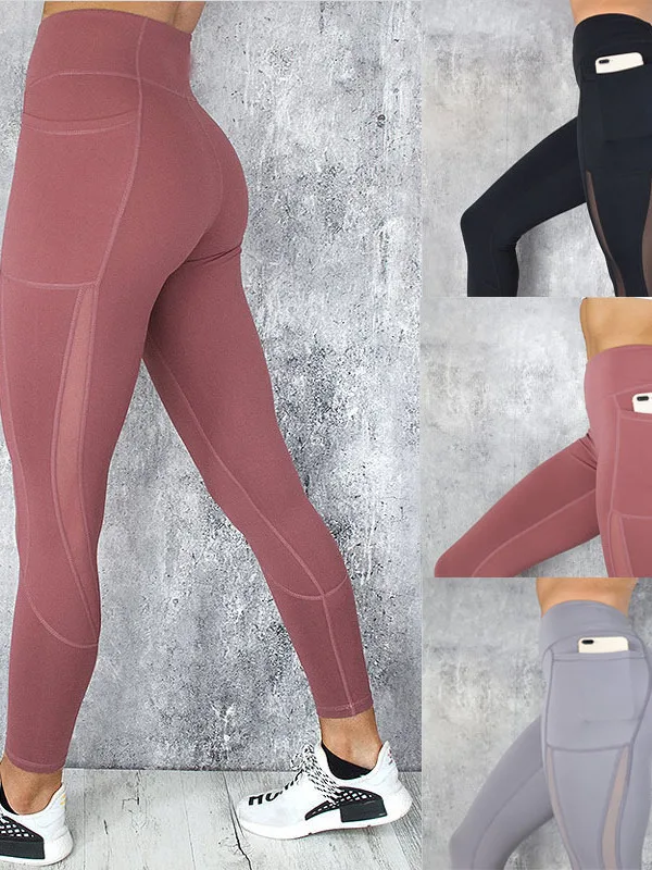 Women's Yoga Fitness Pants Mesh Splice Breathable Sweat Absorbent Cross-Border Style City Walk Suitable Bottoms for All
Women's Yoga Fitness Pants Mesh Splice Breathable Sweat Absorbent Cross-Border Style City Walk Suitable Bottoms for All