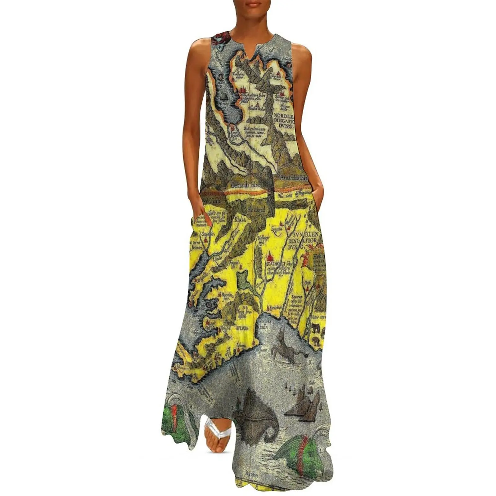 ANCIENT VIKING MAP of ICELAND Long Dress loose summer dress dresses summer woman 2025 long sleeve dress
ANCIENT VIKING MAP of ICELAND Long Dress loose summer dress dresses summer woman 2025 long sleeve dress
