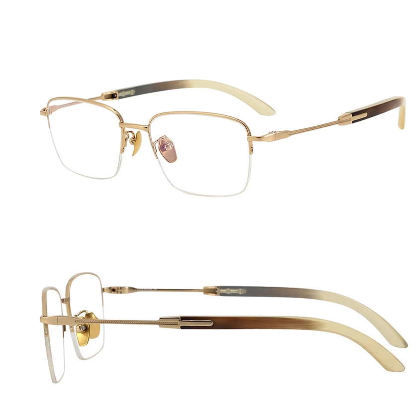 Hot Cowhorn Handmade Glasses High Quality Titanium Myopia Single Vision Eyewear Hyperopia Progressive Prescription Men Eyewear
Hot Cowhorn Handmade Glasses High Quality Titanium Myopia Single Vision Eyewear Hyperopia Progressive Prescription Men Eyewear