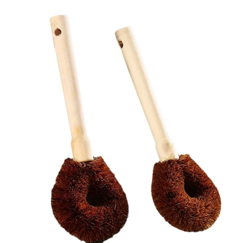 Yjq 2pcs natural coconut palm pot brush wooden handle long handle pot brush non-oil kitchen dish brush
Yjq 2pcs natural coconut palm pot brush wooden handle long handle pot brush non-oil kitchen dish brush