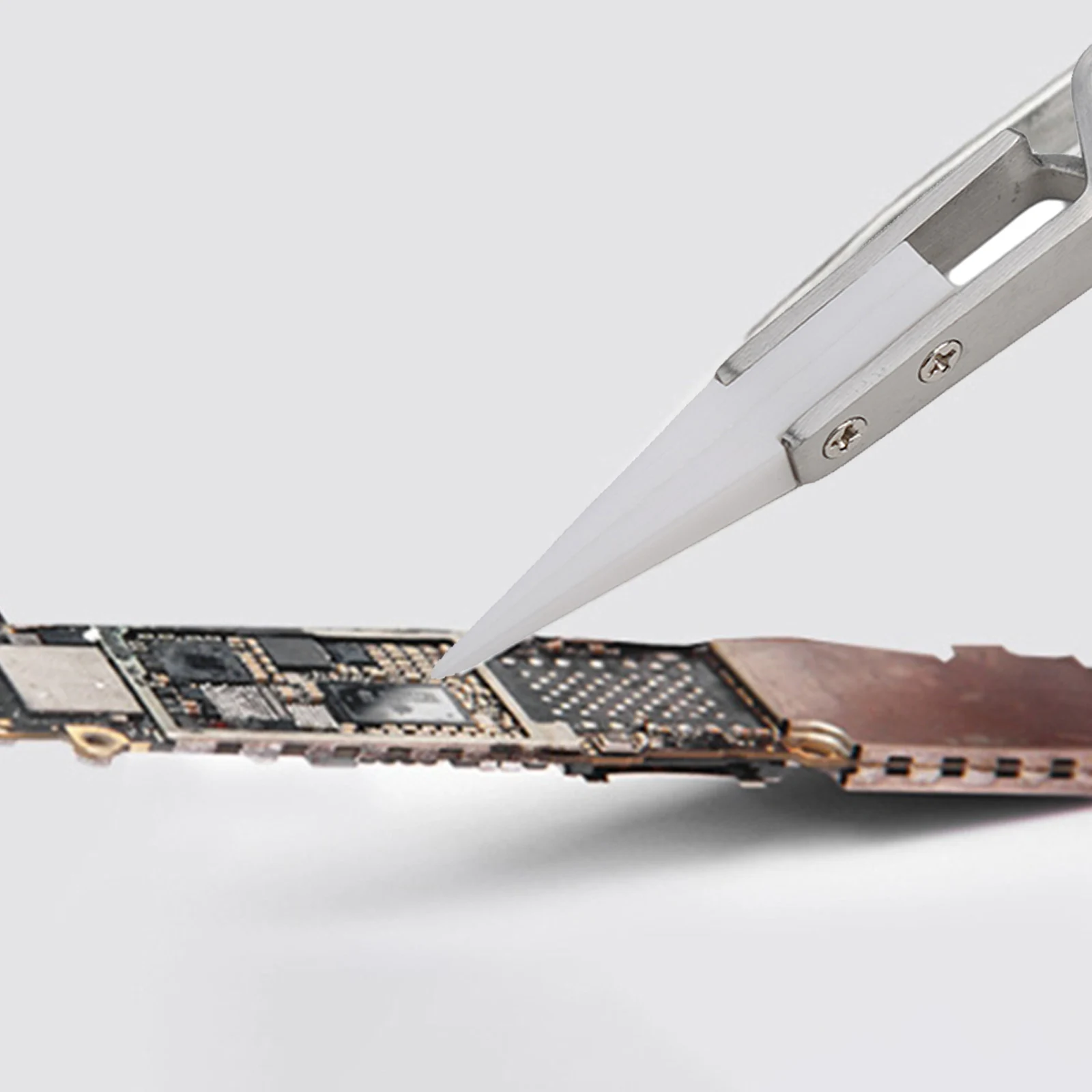 Straight Tip Electronic Soldering Tweezers Anti-Static Reverse Acid Resistant Precision Chuck Ceramic Tweezers
Straight Tip Electronic Soldering Tweezers Anti-Static Reverse Acid Resistant Precision Chuck Ceramic Tweezers