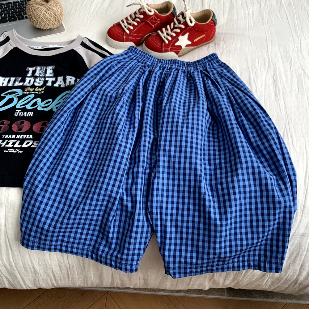 Boys' Pants 2026 Spring and Summer New Children's Wear Korean Style Boys and Girls Light and Cool Loose Plaids Casual Pants
Boys' Pants 2026 Spring and Summer New Children's Wear Korean Style Boys and Girls Light and Cool Loose Plaids Casual Pants