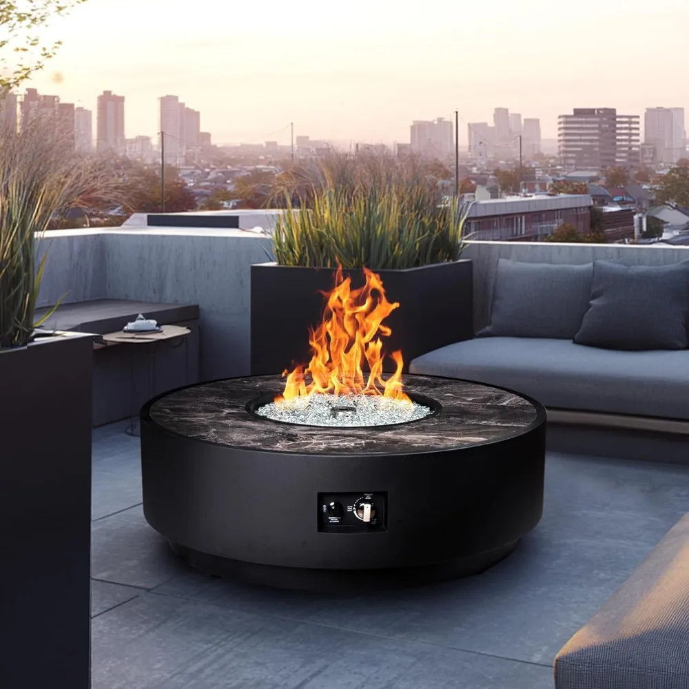 Outdoor Gas Fire Pit Table, 42 Inch 2 in 1 Propane Fire Table 65,000 BTU Round Firepit, Wind Guard for Garden, Deck, Backyard
Outdoor Gas Fire Pit Table, 42 Inch 2 in 1 Propane Fire Table 65,000 BTU Round Firepit, Wind Guard for Garden, Deck, Backyard