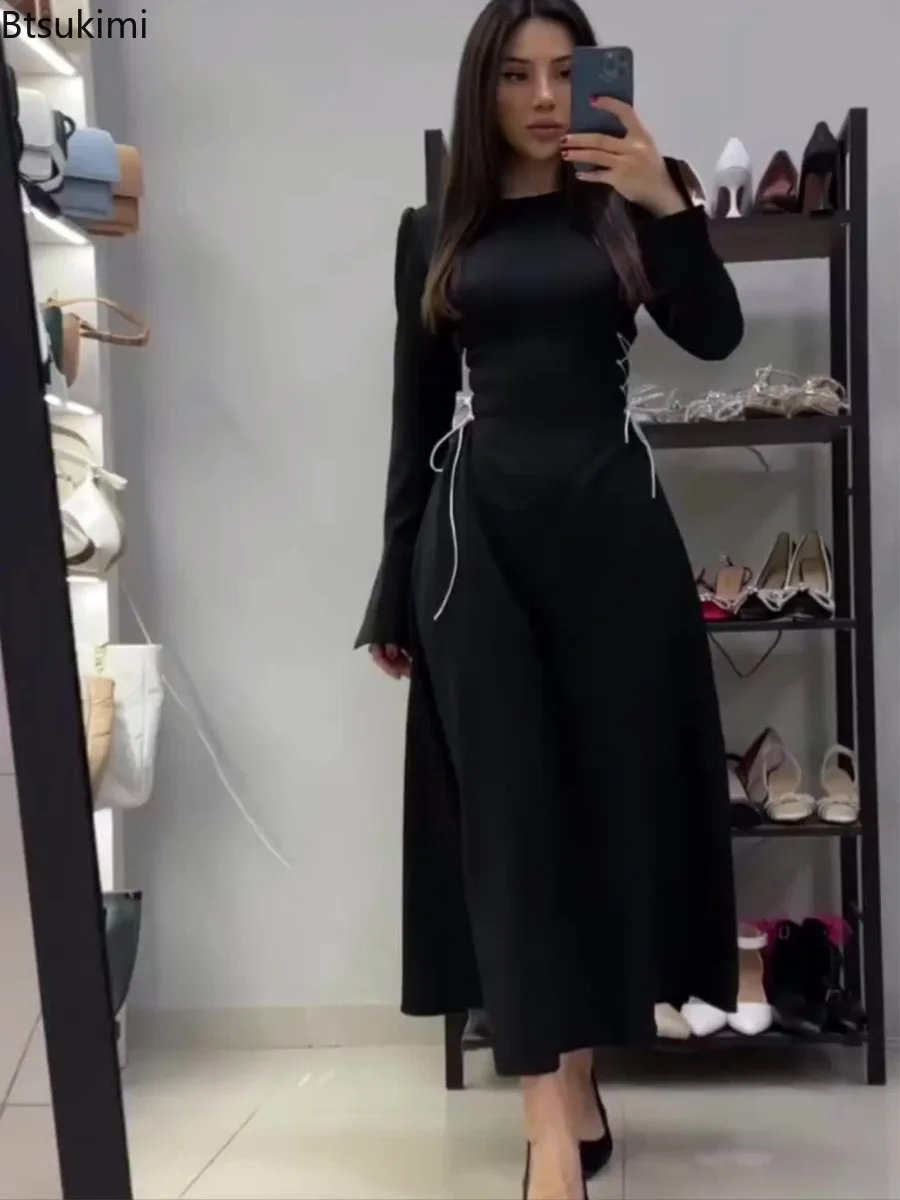 Autumn New Flare Sleeves Long Dress for Women Fashion Bandage Design Long Sleeves High Waist Bodycon Dress Elegant Women Dresses
Autumn New Flare Sleeves Long Dress for Women Fashion Bandage Design Long Sleeves High Waist Bodycon Dress Elegant Women Dresses