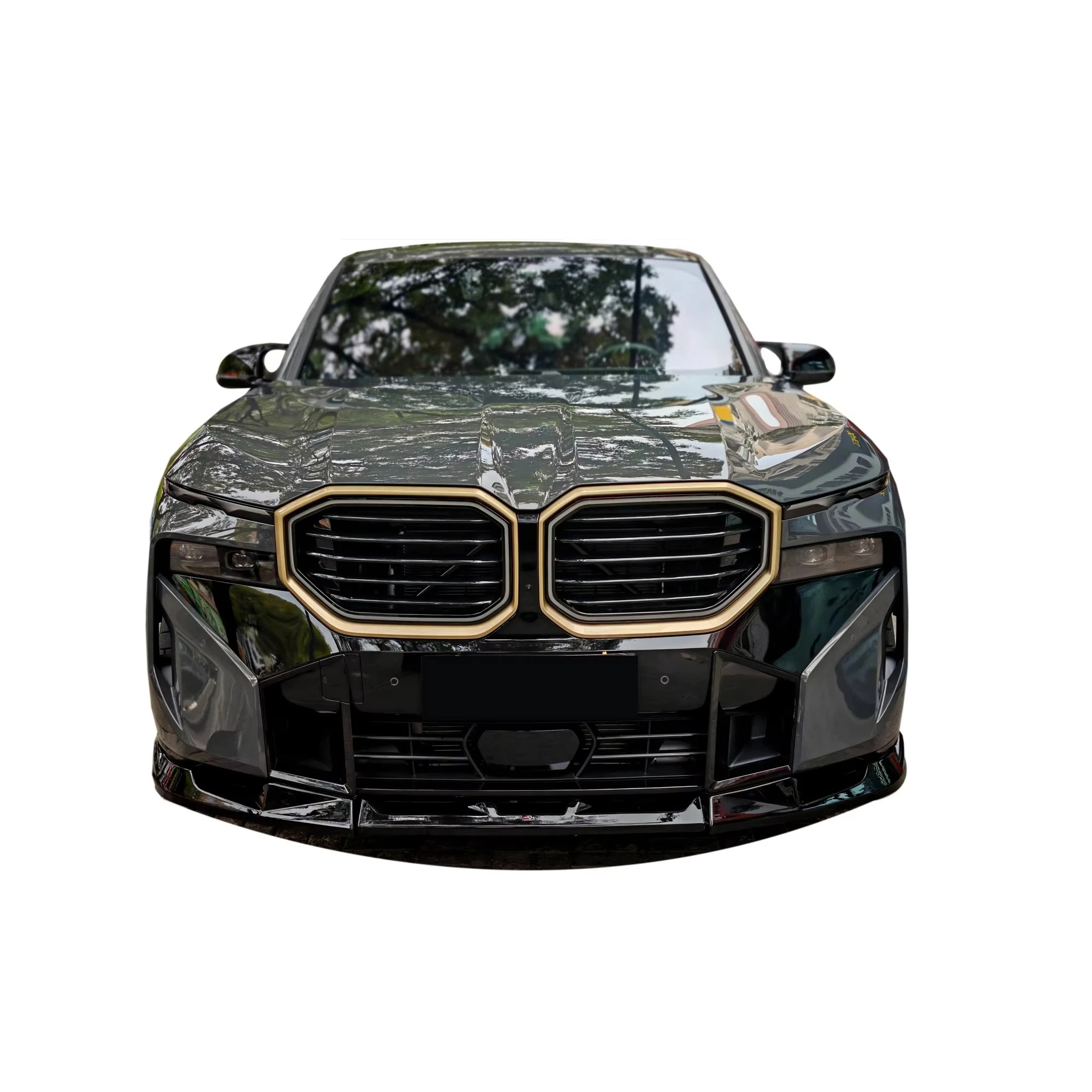 Small Body Kit for BMW XM G09 with Front Lip Rear Diffuser Side Skirts Roof Spoiler Glossy Black Fiber Glass Material
Small Body Kit for BMW XM G09 with Front Lip Rear Diffuser Side Skirts Roof Spoiler Glossy Black Fiber Glass Material