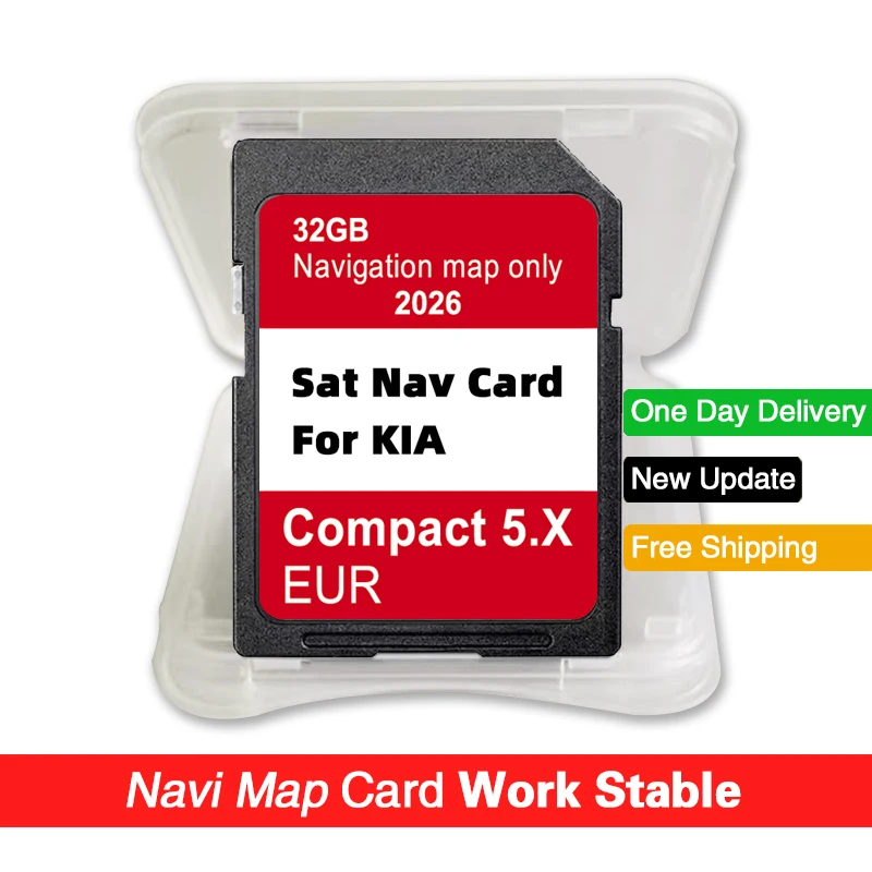 2026 for KIA Niro Carens Ceed Optima Picanto Rio Soul Sportage Stonic Car Update Maps EU UK Version GEN5 Navigation 32GB SD Card
2026 for KIA Niro Carens Ceed Optima Picanto Rio Soul Sportage Stonic Car Update Maps EU UK Version GEN5 Navigation 32GB SD Card