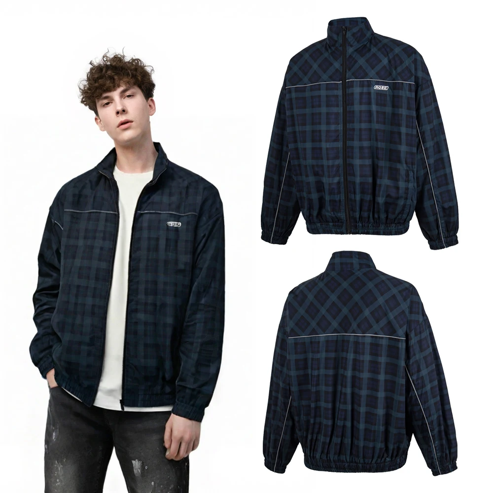 Vintage Streetwear Clothing Man Y2k Plaid Pattern Zipper Jackets with Letter Embroidery Street Style Casual Retro Zip Up Jackets
Vintage Streetwear Clothing Man Y2k Plaid Pattern Zipper Jackets with Letter Embroidery Street Style Casual Retro Zip Up Jackets