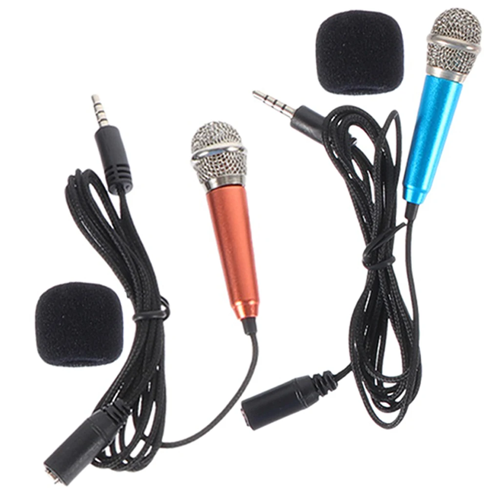 2pcs Mini Microphone Small Metal Household Voice Recording Smartphone Portable Mic for Phone Singing Interview Live Streaming
2pcs Mini Microphone Small Metal Household Voice Recording Smartphone Portable Mic for Phone Singing Interview Live Streaming