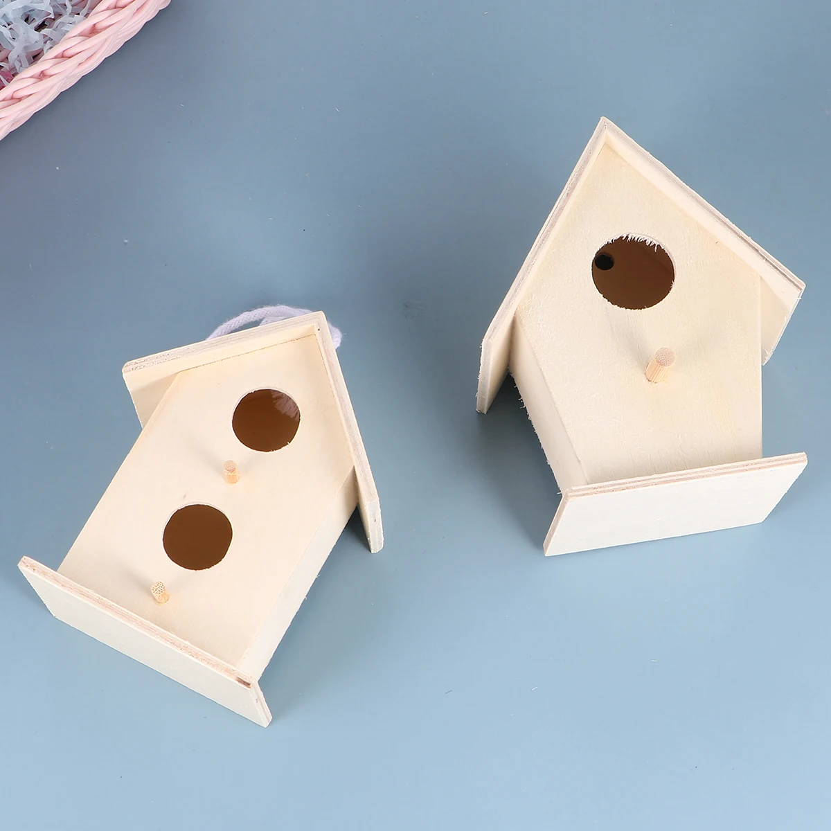 3 Pcs Wooden Bird's Nest Kit Garden Decoration Hanging Birds House Cage Accessories Practical Log
3 Pcs Wooden Bird's Nest Kit Garden Decoration Hanging Birds House Cage Accessories Practical Log