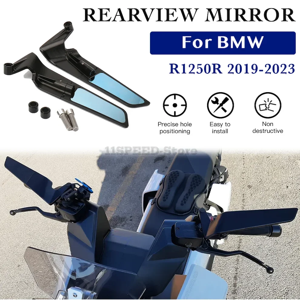 Rearview Mirror For BMW R1250R R 1250 R 2019-2023 Motorcycles Accessories Stealth Mirrors Adjustable Winglets R1250R
Rearview Mirror For BMW R1250R R 1250 R 2019-2023 Motorcycles Accessories Stealth Mirrors Adjustable Winglets R1250R