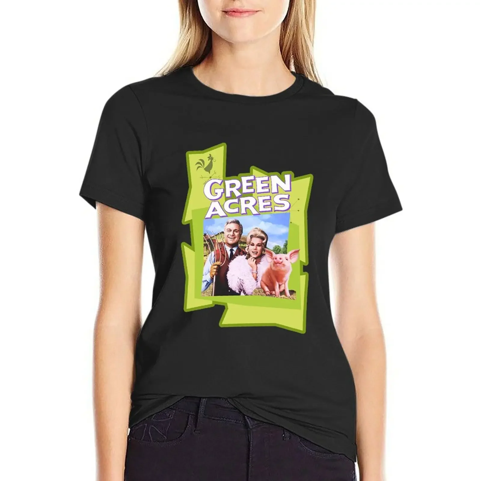 Green Acres T-Shirt Female clothing plus sizes Short sleeve tee animal prinfor t-shirt dress for Women plus size
Green Acres T-Shirt Female clothing plus sizes Short sleeve tee animal prinfor t-shirt dress for Women plus size