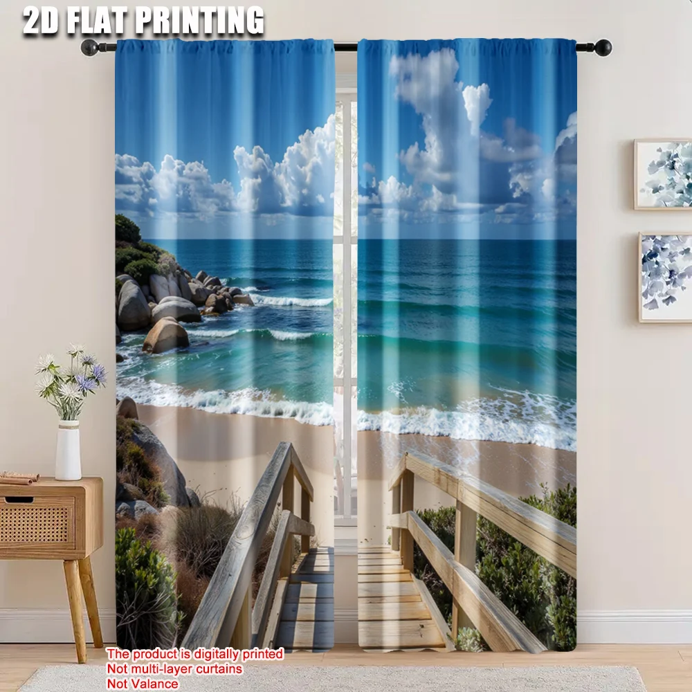 2pcs, 2D flat printing Scene Curtain warm waters of the Polyester,Without Electricity Family Party Suitable for Room, Parties
2pcs, 2D flat printing Scene Curtain warm waters of the Polyester,Without Electricity Family Party Suitable for Room, Parties