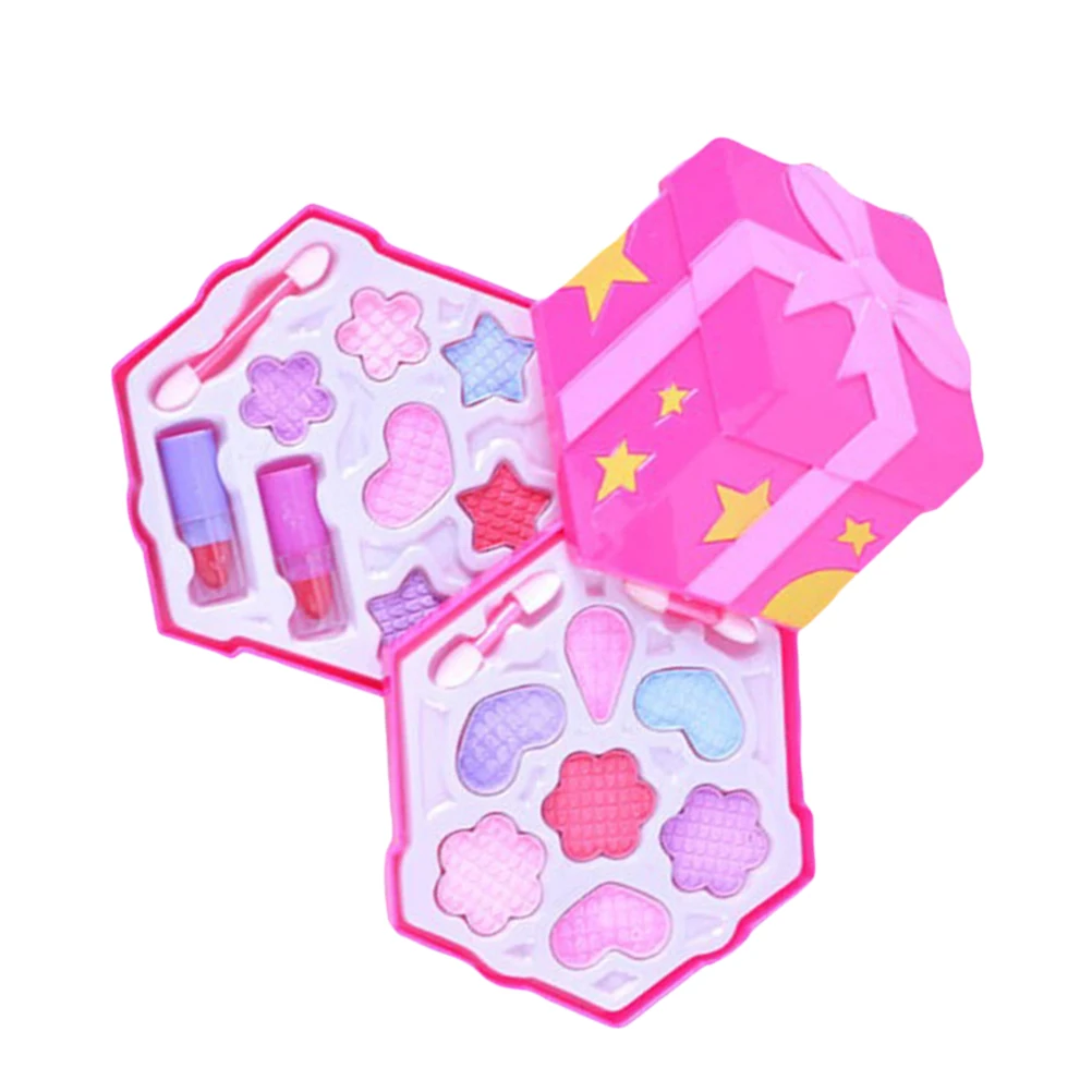 Girls Cosmetics Play Set Real Makeup Kit Washable Eye Shadow Lipstick Portable Swivel Case Safe For Kids Party Gift Box
Girls Cosmetics Play Set Real Makeup Kit Washable Eye Shadow Lipstick Portable Swivel Case Safe For Kids Party Gift Box