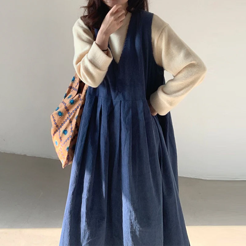 Adorable round Neck Fleece Lined Corduroy Sweatshirt Vest Set Versatile Age Reduction Clothing for Young Women 18-25 Years Old
Adorable round Neck Fleece Lined Corduroy Sweatshirt Vest Set Versatile Age Reduction Clothing for Young Women 18-25 Years Old