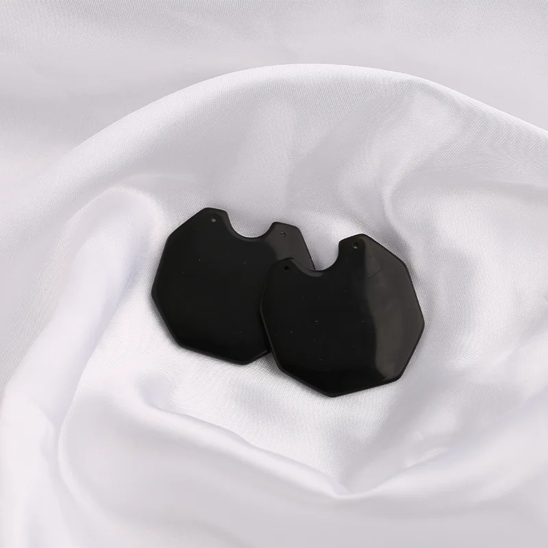 Natural Stone Obsidian Double Holes Pendant Bead Trendy Jewelry Necklace Accessories
Natural Stone Obsidian Double Holes Pendant Bead Trendy Jewelry Necklace Accessories
