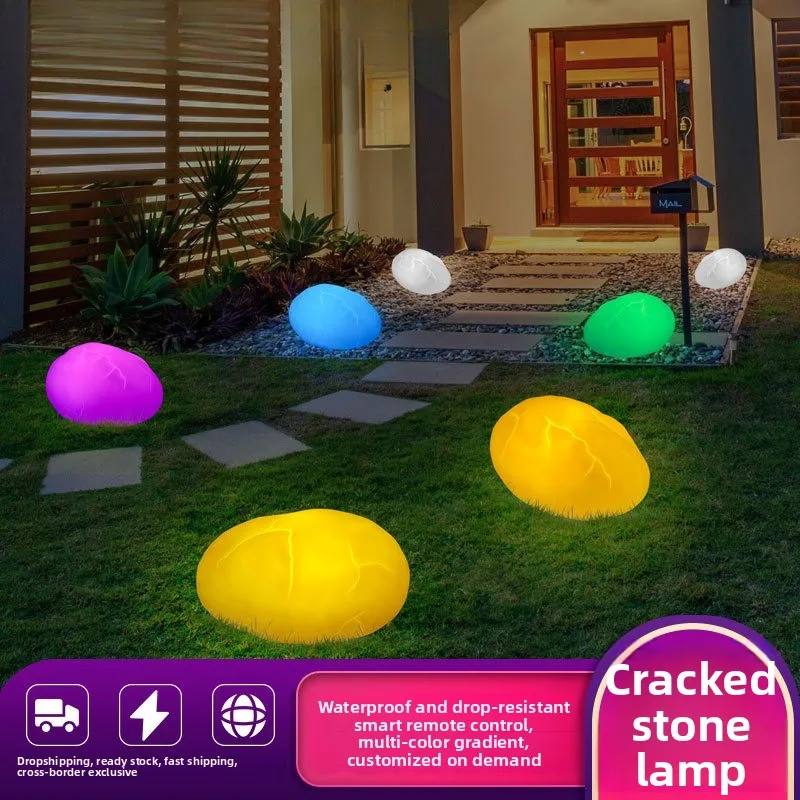 Crack Stone Landscape Light, 7-Color RGB Solar Rechargeable Waterproof Outdoor Lamp for Garden Lawn Patio Pathway Decor
Crack Stone Landscape Light, 7-Color RGB Solar Rechargeable Waterproof Outdoor Lamp for Garden Lawn Patio Pathway Decor