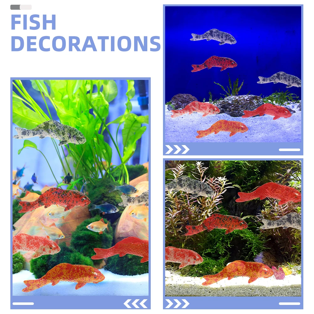 10 Pcs Koi Fish Decoration Realistic Miniature Goldfish Figurines Vibrant Artificial Fish Fake Models Tiny Carps Resin Decor Pet
10 Pcs Koi Fish Decoration Realistic Miniature Goldfish Figurines Vibrant Artificial Fish Fake Models Tiny Carps Resin Decor Pet