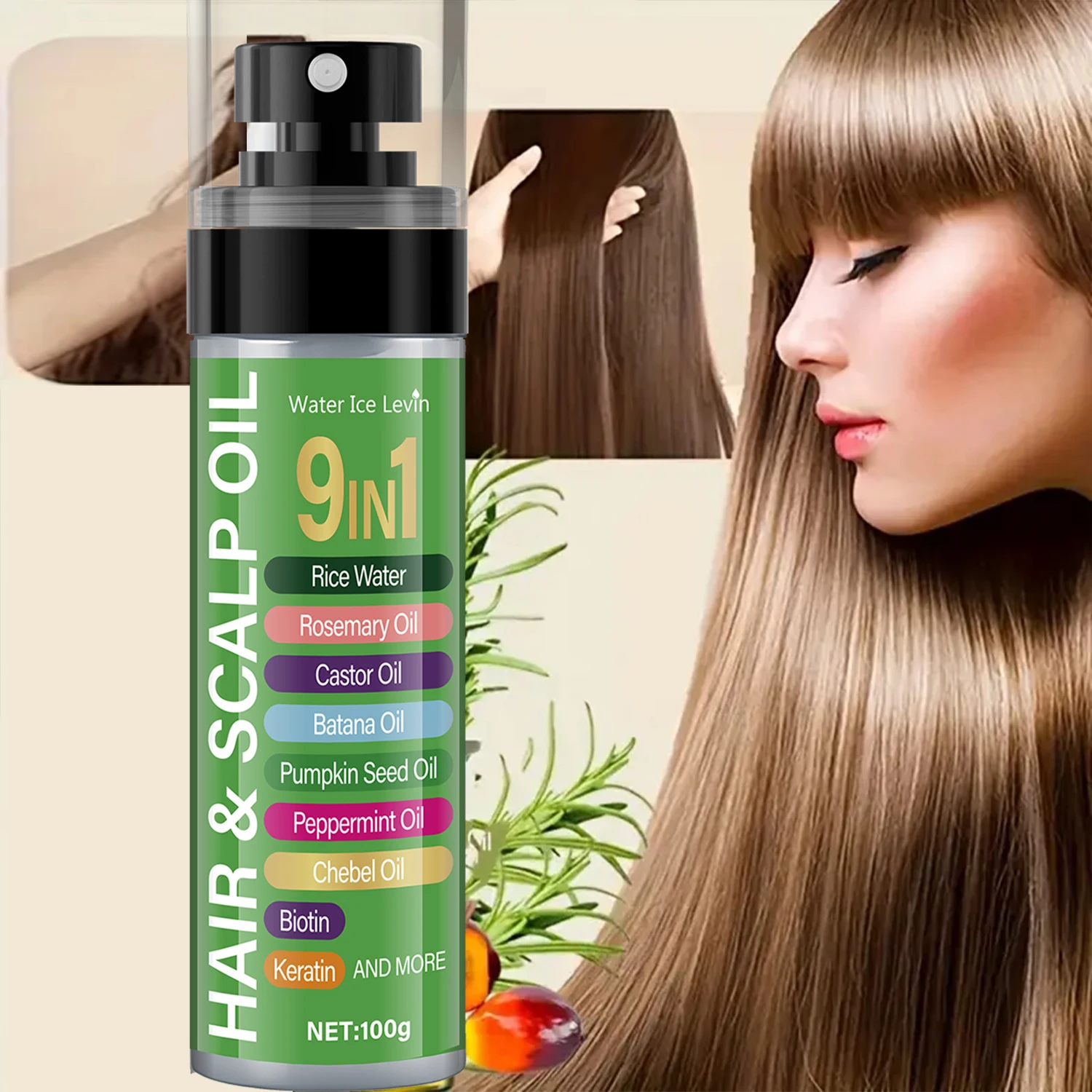 Multi-Botanic Hair Elixir 120ml - Rice Water & Keratin Fusion, 7 Oils Scalp Nourishment, Frizz-Free Shine
Multi-Botanic Hair Elixir 120ml - Rice Water & Keratin Fusion, 7 Oils Scalp Nourishment, Frizz-Free Shine