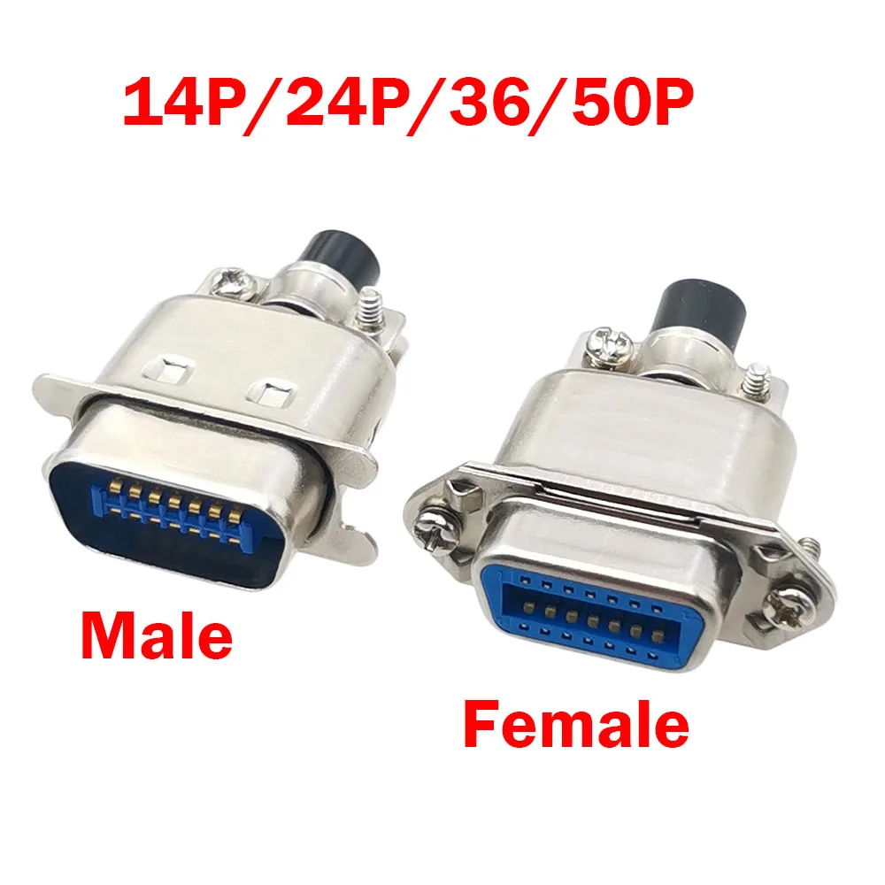 1pc 57 Series Printer Connector Kits Male Female CN-14P 24P 36P 50P Straight Pin Connector Plug with linear printer port
1pc 57 Series Printer Connector Kits Male Female CN-14P 24P 36P 50P Straight Pin Connector Plug with linear printer port
