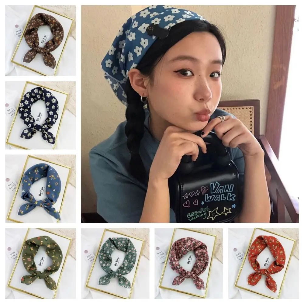 Flower Headband Cotton Linen Square Scarf Head Scarf Pastoral Style Floral Kerchief Collocation Clothing Accessories Neckerchief
Flower Headband Cotton Linen Square Scarf Head Scarf Pastoral Style Floral Kerchief Collocation Clothing Accessories Neckerchief