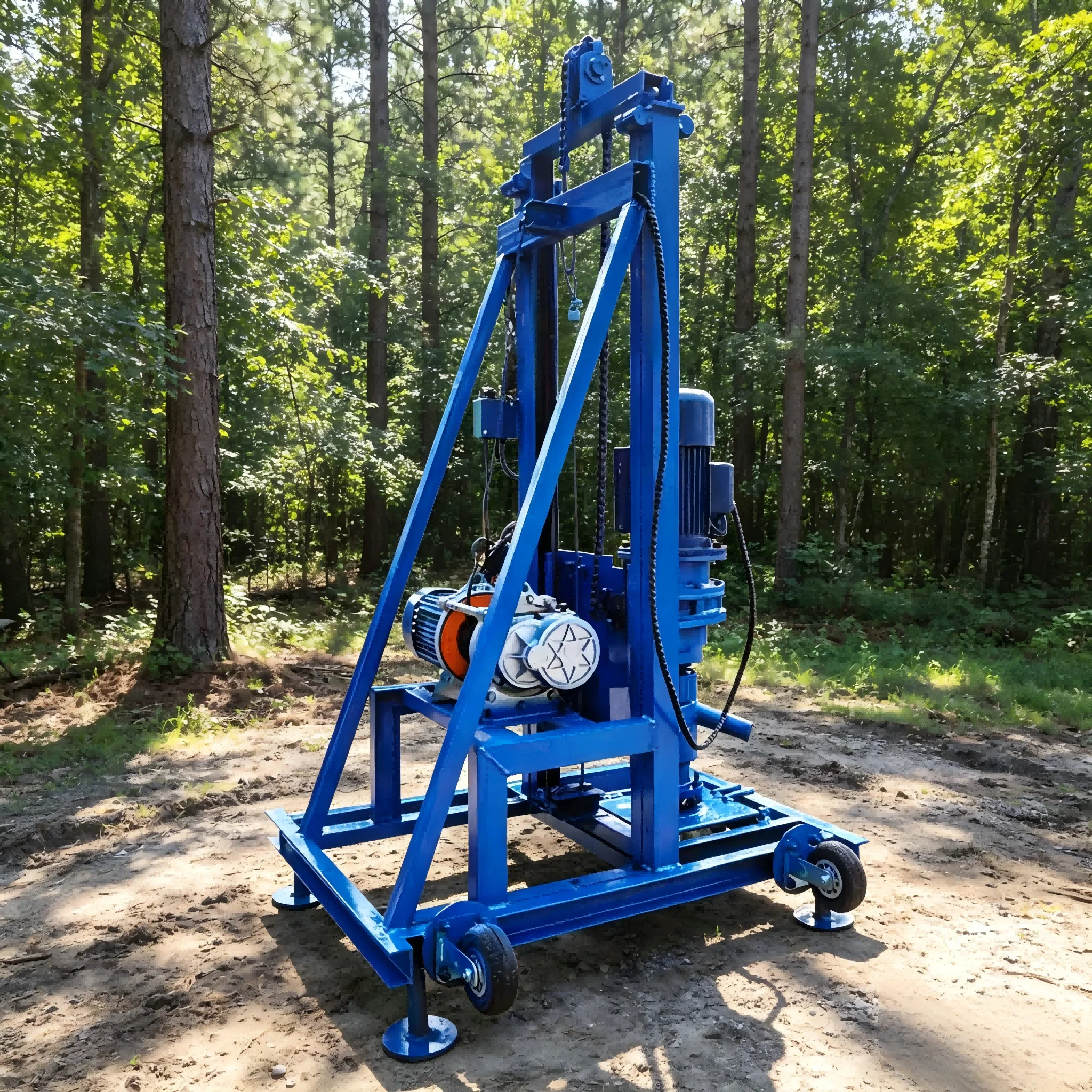 Customized RLD-100E Household Portable Hydraulic Handheld Drilling Rig for 100m Light-Duty Water Wells
Customized RLD-100E Household Portable Hydraulic Handheld Drilling Rig for 100m Light-Duty Water Wells
