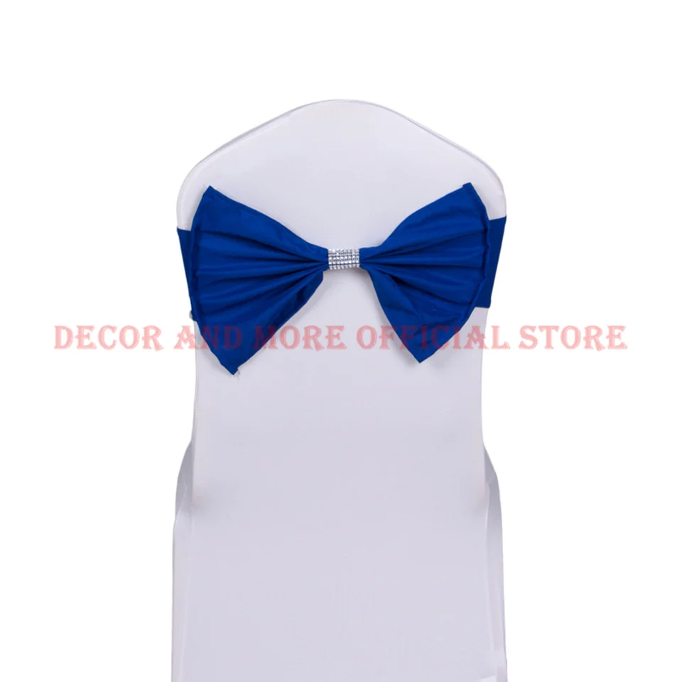 50PCS Wholesale Polyester Solid Spandex Chair Bows Bands Hotel Banquet Wedding Chair Sashes Ties Decoration Lycra Chair Covers 
50PCS Wholesale Polyester Solid Spandex Chair Bows Bands Hotel Banquet Wedding Chair Sashes Ties Decoration Lycra Chair Covers