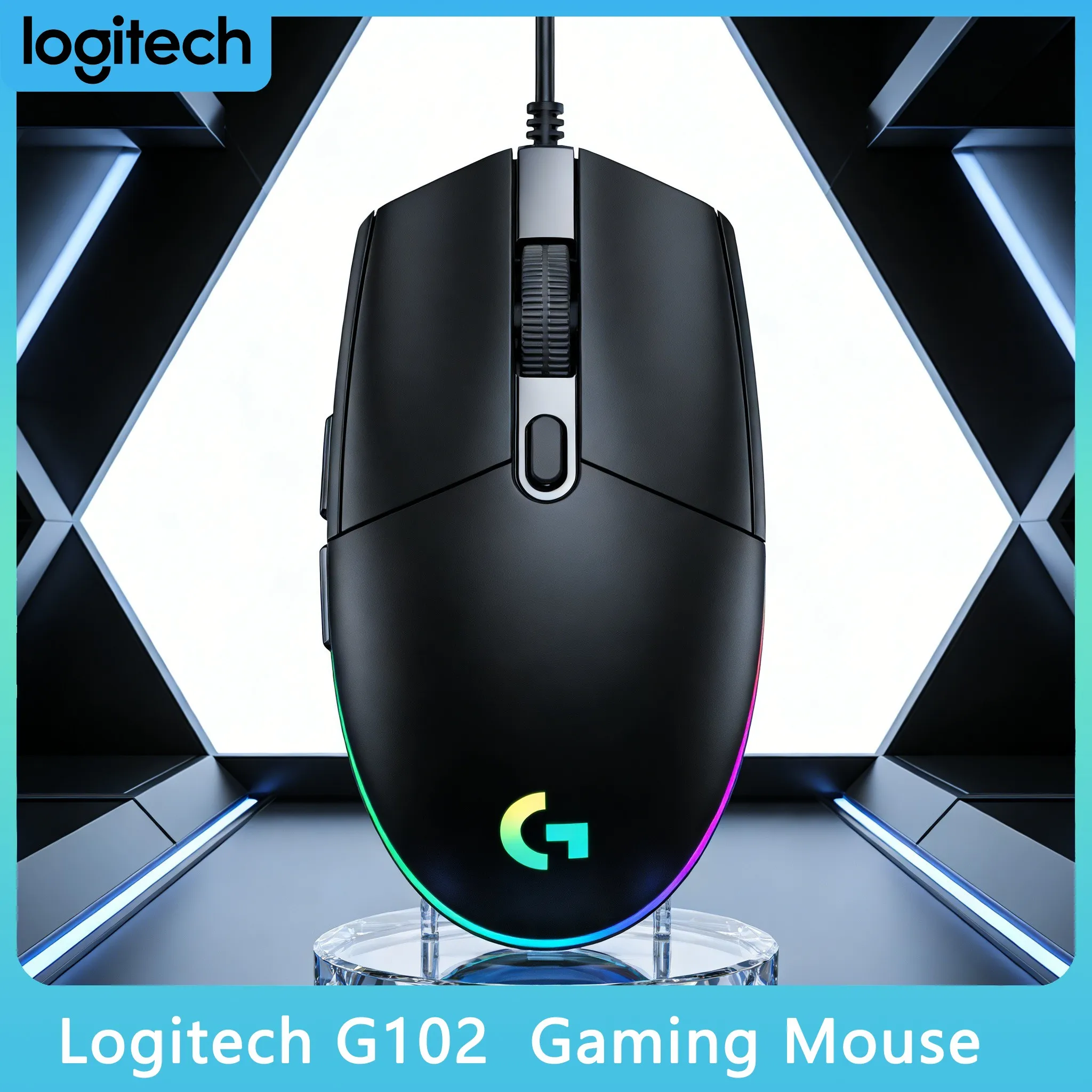 Logitech G102 Gaming Mouse Fast Click Response RGB 8000DPI Anti Slip Wired
Logitech G102 Gaming Mouse Fast Click Response RGB 8000DPI Anti Slip Wired