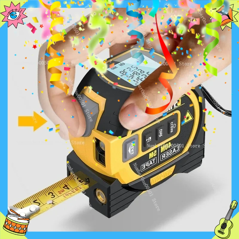 Лазерный дальномер 3 в 1, высокоточная инфракрасная интеллектуальная электронная рулетка с перекрестной линией
Лазерный дальномер 3 в 1, высокоточная инфракрасная интеллектуальная электронная рулетка с перекрестной линией