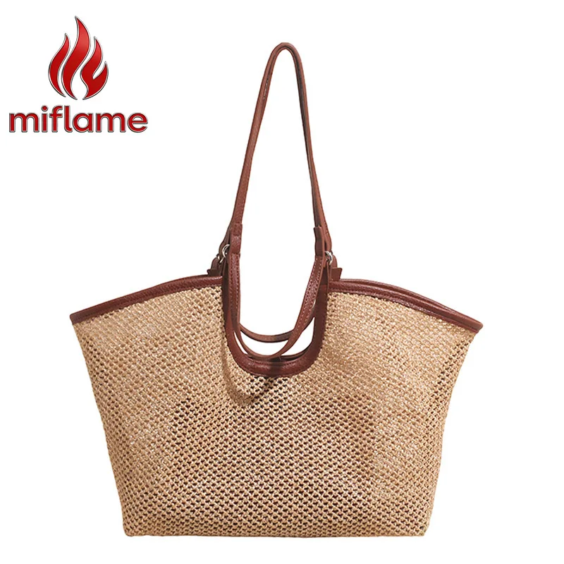 Women's Straw Tote Bag with Large Capacity Handmade Woven Lightweight Boho Beach Vacation Summer Daily
Women's Straw Tote Bag with Large Capacity Handmade Woven Lightweight Boho Beach Vacation Summer Daily