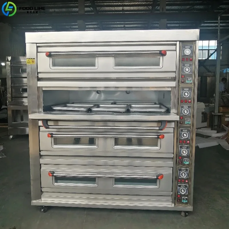 Customized Stainless Steel Electric Baking Oven Commercial Convection Oven with Timer Temperature Control for Bakery
Customized Stainless Steel Electric Baking Oven Commercial Convection Oven with Timer Temperature Control for Bakery