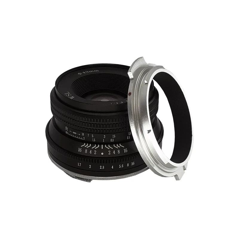 NEW WesleyWSL 25mm F1.7 Lens for NEX E-mount / for Fuji XF APS-C / Macro 4/3 / Canon EOS-M/ 25MM F1.8 Mirrorless Camera
NEW WesleyWSL 25mm F1.7 Lens for NEX E-mount / for Fuji XF APS-C / Macro 4/3 / Canon EOS-M/ 25MM F1.8 Mirrorless Camera