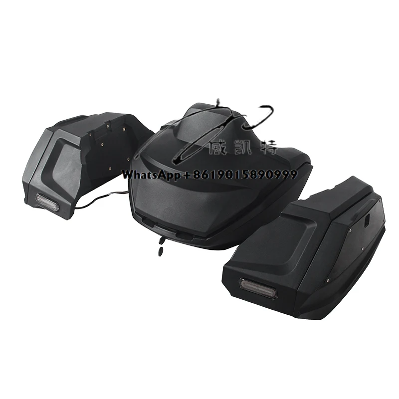 Plastic Motorcycle Storage Boxes, 3-Piece Set, Exclusive for Forza 350
Plastic Motorcycle Storage Boxes, 3-Piece Set, Exclusive for Forza 350