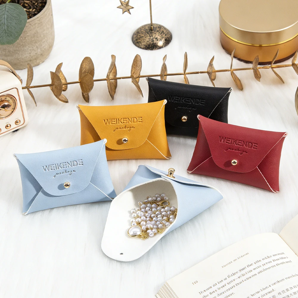 50/100Pcs PU Jewelry Packaging Bags Custom Logo 7x5cm Ring Necklace Earrings Organizer Gift Bag Travel Leather Rivet Sack Boxes
50/100Pcs PU Jewelry Packaging Bags Custom Logo 7x5cm Ring Necklace Earrings Organizer Gift Bag Travel Leather Rivet Sack Boxes