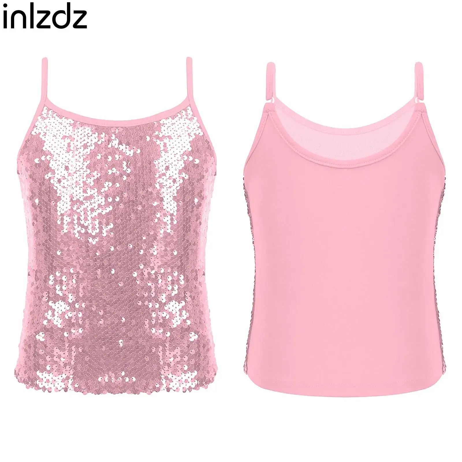 Children's Sequined Hip Hop Jazz Latin Street Dance Costume Tops Girl Sparkly Tank Top Exercise Performance Streetwear Dancewear
Children's Sequined Hip Hop Jazz Latin Street Dance Costume Tops Girl Sparkly Tank Top Exercise Performance Streetwear Dancewear