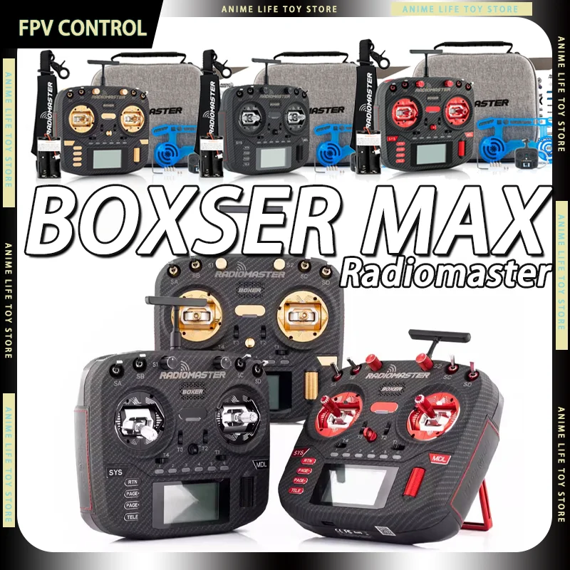 In Stock Boxer Max Radiomaster RC FPV Radio Transmitter Elrs Protocol AG01 Metal Gimba Carbon Fiber Panel Portable For Fpv Drone
In Stock Boxer Max Radiomaster RC FPV Radio Transmitter Elrs Protocol AG01 Metal Gimba Carbon Fiber Panel Portable For Fpv Drone