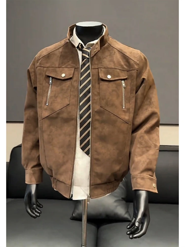 American Sle Leather Jaet Men's Autumn Winter Cotton Insert ort Pilot Jaet Cleanfit Windproof Long Sve Zipper Closure
American Sle Leather Jaet Men's Autumn Winter Cotton Insert ort Pilot Jaet Cleanfit Windproof Long Sve Zipper Closure