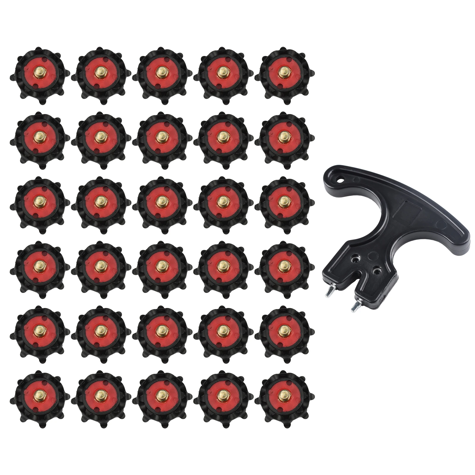 30 шт., противоскользящие шипы для обуви для гольфа, аксессуары, прочные металлические шпильки, запасные части для обуви для гольфа с гаечным ключом
30 шт., противоскользящие шипы для обуви для гольфа, аксессуары, прочные металлические шпильки, запасные части для обуви для гольфа с гаечным ключом