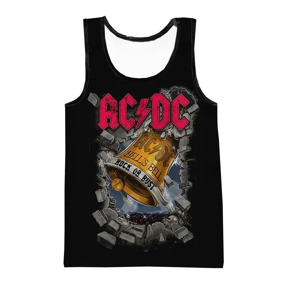 Fashion Creative AC DC Print Men's Rock Band Men's Tank Tops Summer Trend Street O-neck Short Sleeved Tops Loose Unisex Clothing
Fashion Creative AC DC Print Men's Rock Band Men's Tank Tops Summer Trend Street O-neck Short Sleeved Tops Loose Unisex Clothing