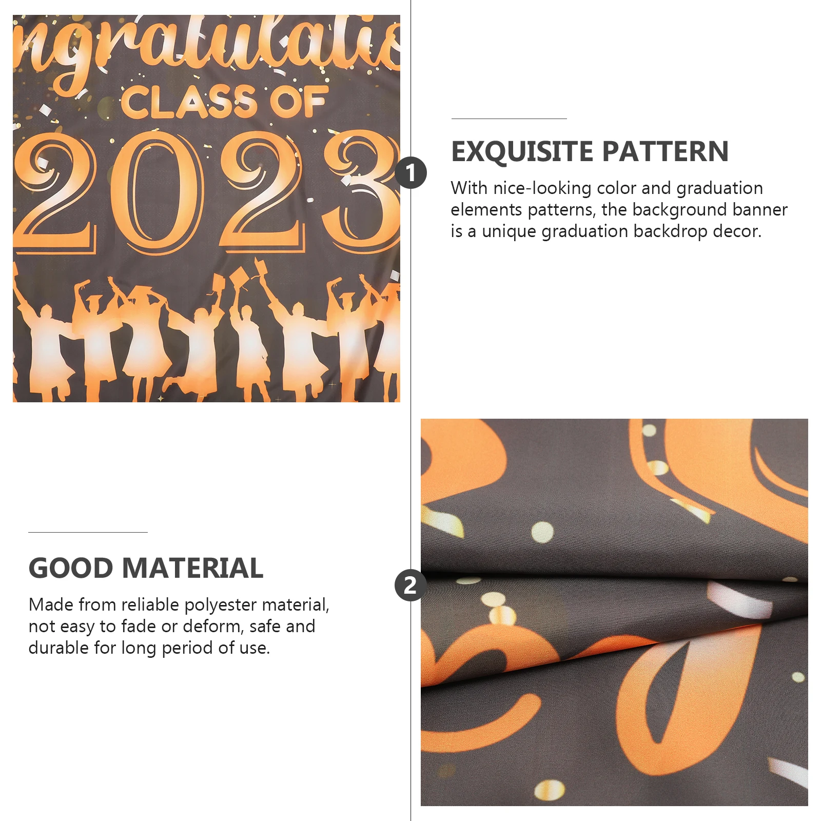 Graduation Backdrop 2023 Lightweight Polyester Hanging Banner Decorative Fade Resistant Durable Photo Prop Studio
Graduation Backdrop 2023 Lightweight Polyester Hanging Banner Decorative Fade Resistant Durable Photo Prop Studio