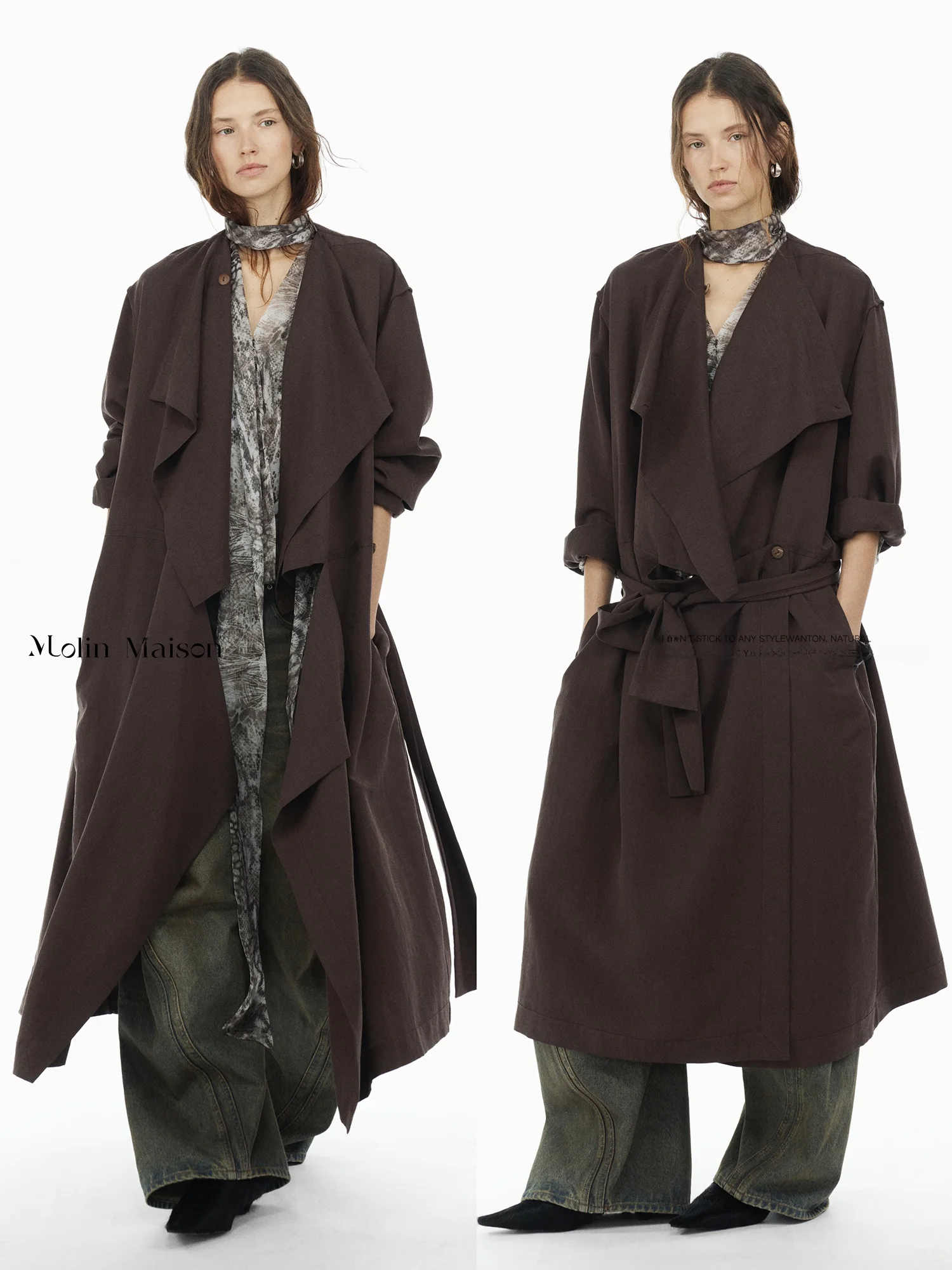 Женская ветровка Molin Long Wrap Sle с асимметричным вырезом, свободного кроя, модная, в японском стиле, с 3D-пошивом, верхняя одежда
Женская ветровка Molin Long Wrap Sle с асимметричным вырезом, свободного кроя, модная, в японском стиле, с 3D-пошивом, верхняя одежда