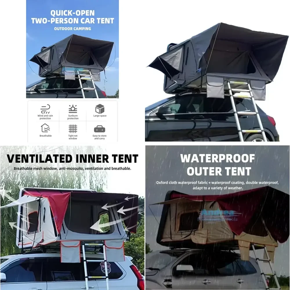 Hot saleNew Large Space Black Box 2 Person Roof Tent Folding Car Tent Suv Car Roof Tent For Camping
Hot saleNew Large Space Black Box 2 Person Roof Tent Folding Car Tent Suv Car Roof Tent For Camping