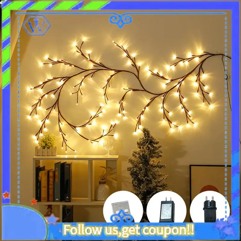 144 LED Tree Branch Rattan Lights Willow Vine Lights Warm White 8 Function Model EU Plug Without Remote Control Easy Install
144 LED Tree Branch Rattan Lights Willow Vine Lights Warm White 8 Function Model EU Plug Without Remote Control Easy Install