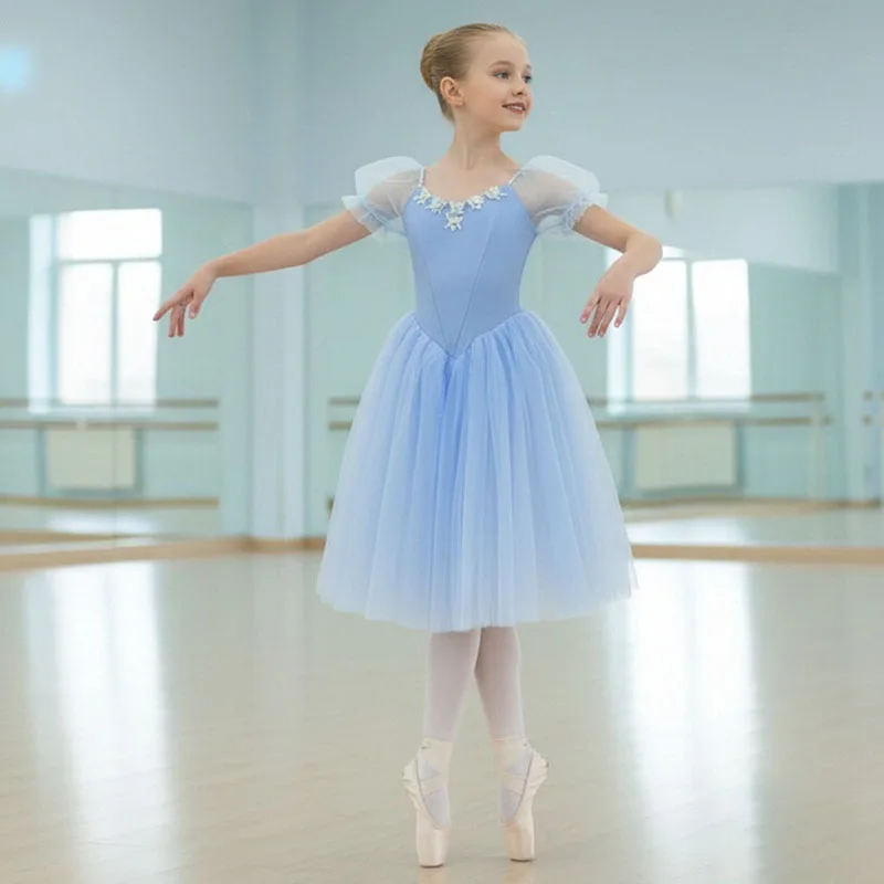 Sky Blue for Girls Women Adults Children's Performance Dance Ballerina CostumeProfessional Long Tutu Dress Giselle Ballet Dress
Sky Blue for Girls Women Adults Children's Performance Dance Ballerina CostumeProfessional Long Tutu Dress Giselle Ballet Dress