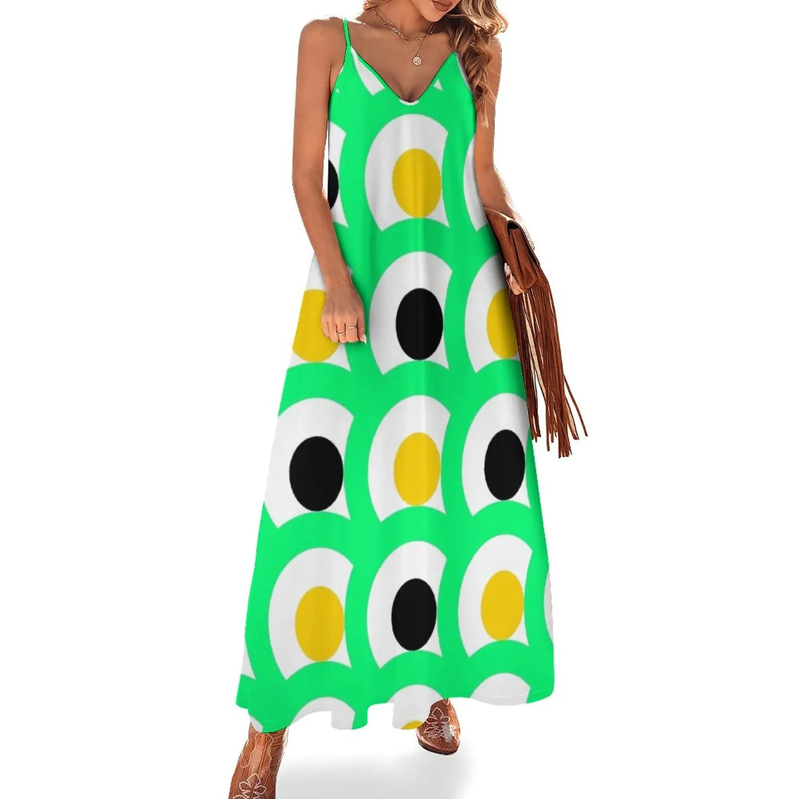 Mod Roundel Montage (Green with Yellow and Black Spots) Sleeveless Dress Women dresses summer women evening dress
Mod Roundel Montage (Green with Yellow and Black Spots) Sleeveless Dress Women dresses summer women evening dress