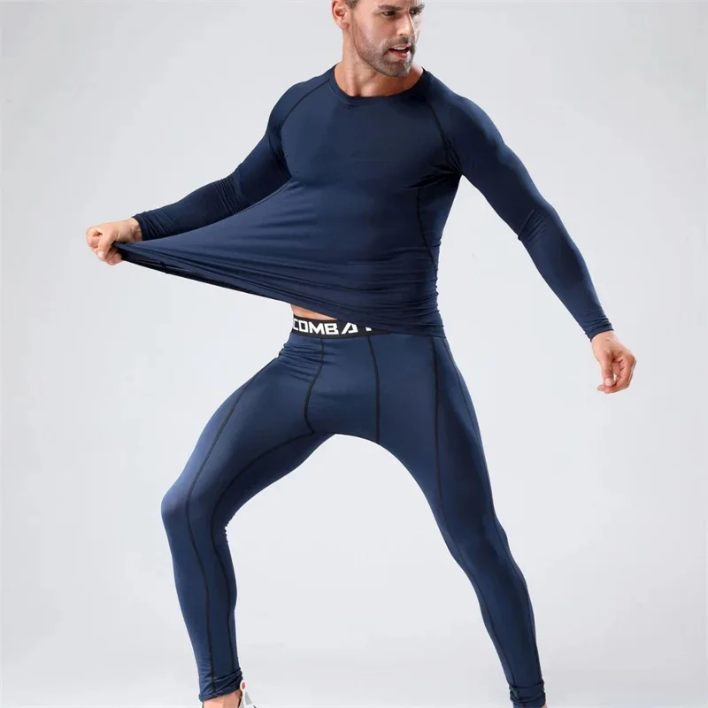 2pcs Men's Compression Sportswear Suit Elastic Training Yoga Sets Workout Jogging Fitness Clothing Tracksuit Pants Sporting
2pcs Men's Compression Sportswear Suit Elastic Training Yoga Sets Workout Jogging Fitness Clothing Tracksuit Pants Sporting