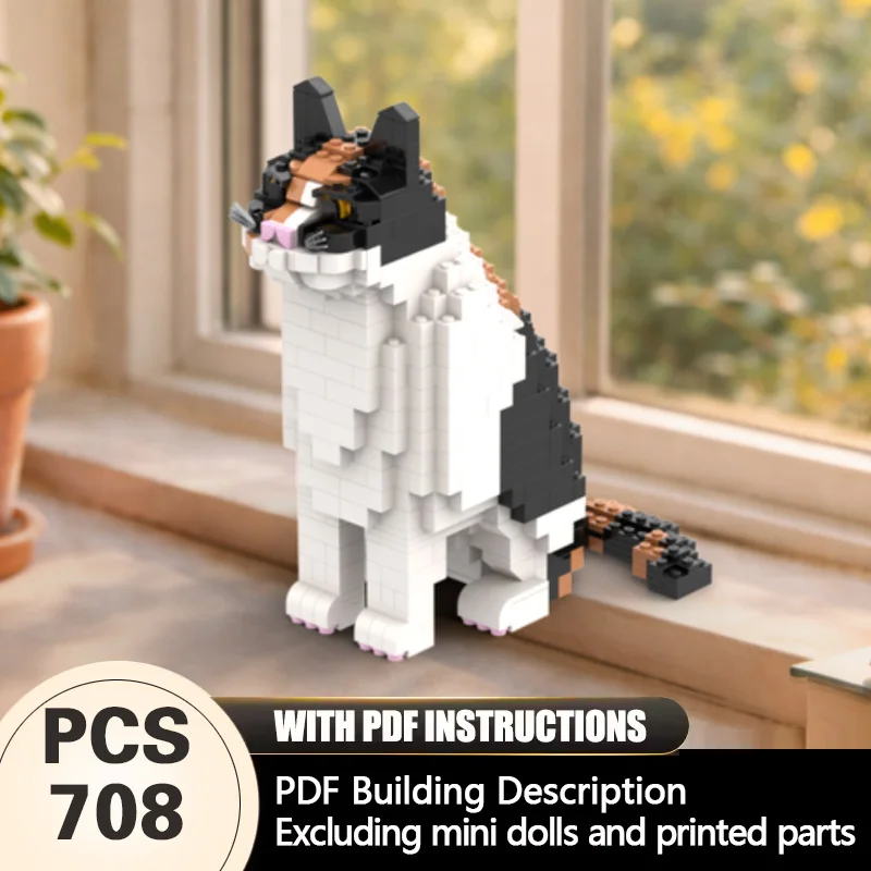 Creators Animal Series Model MOC Building Bricks Calico Cat Modular Technology Gifts Holiday Assemble Children Toys Suit
Creators Animal Series Model MOC Building Bricks Calico Cat Modular Technology Gifts Holiday Assemble Children Toys Suit